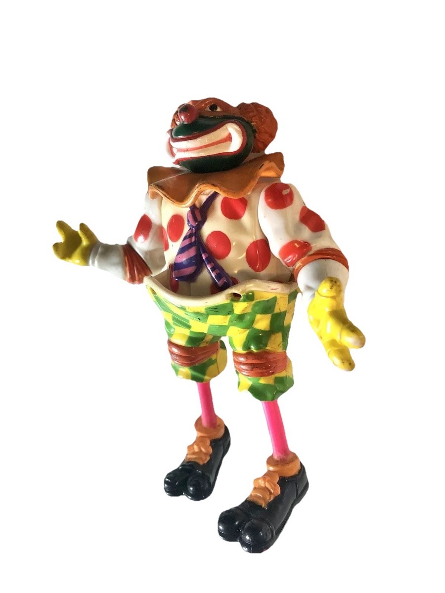 【メ1010-09】Clown 1992 Playmates TMNT Crazy Clown Michelangelo Action Figure Teenage