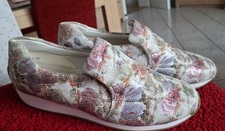Ara Damenschuhe, Slipper, NEU, bunt geblümt, Gr.  5 1/2