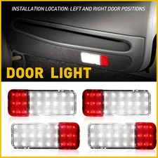 4X Door Clear LED Lights Courtesy Light For 1997-2002 Ford Expedition E9SZ13734B