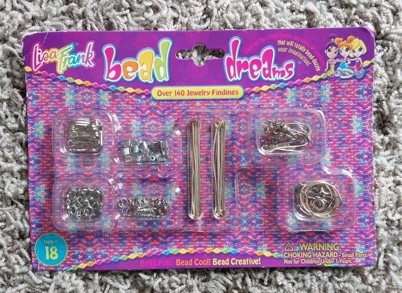 Lisa Frank Bead Dreams Item #18 Jewerly Making Accessories Kit NEW 