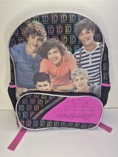 1D One Direction Pink Glitter Backpack Harry Zayn Niall Louis Liam Beautiful