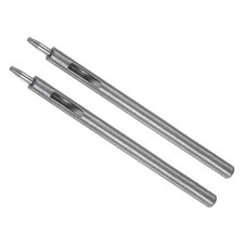 2pcs Leather Hole Punch, 1.5mm Button Dia. 6mm Shank, Steel Round Punch