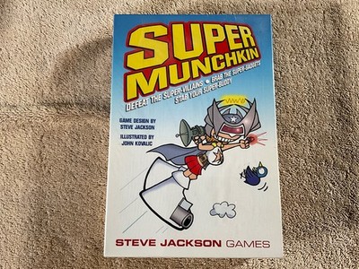 Super Munchkin Card Game From Steve Jackson Games 1440 Dork Tower New, Sealed