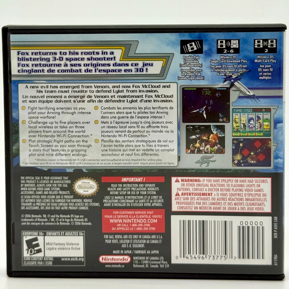 Star Fox Command (Nintendo DS, 2006) - CIB Complete with Manual - Image 2 of 4