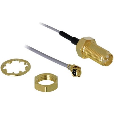 Delock WLAN-Antennen Verlängerungskabel [1x IPEX-Stecker - 1x RP-SMA-Buchse] ...