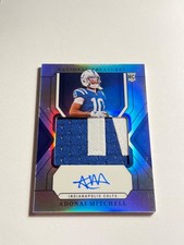 Adonai Mitchell 2024 National Treasures RPA Silver Rookie RC Auto /35 #163 Jets