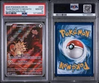 Team Rocket's Meowth 203/182 Pokemon Destined Rivals Illustration Rare PSA 10