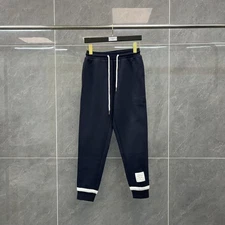 Thom Browne Men/women Autumn New Striped Sports Suit 