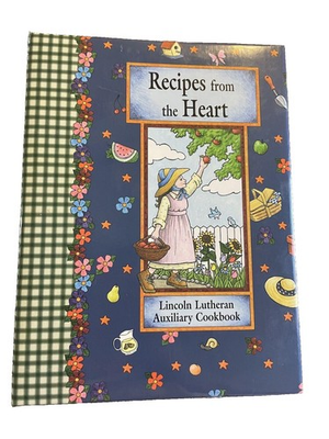 #ad Cookbook Racine Wisconsin WI Lincoln Lutheran Auxiliary Recipes Book 1998 $16.85