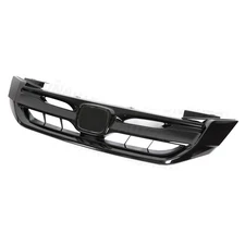 Glossy Black Front Upper Grille JDM Mod Style Fit 13-15 Honda Accord 4D Sedan