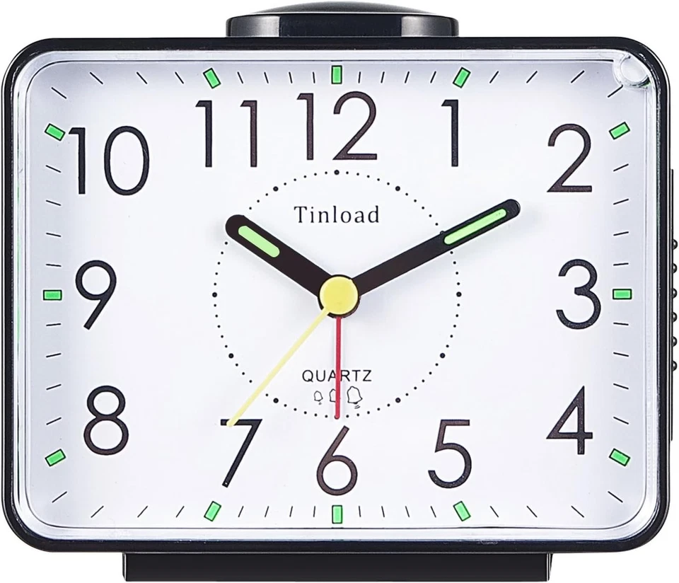 Heavy Sleepers Loud & Silent Alarm Clock with Snooze & Light - Image 3 of 4