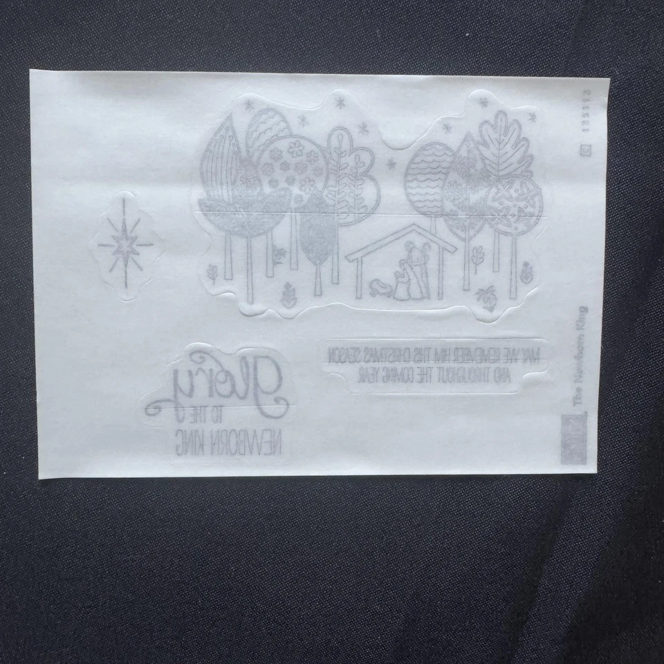 Stampin' Up! Juego de estampillas de goma de Navidad del Rey Recién Nacido Belén Artesanía de vacaciones Foto 4 de 4