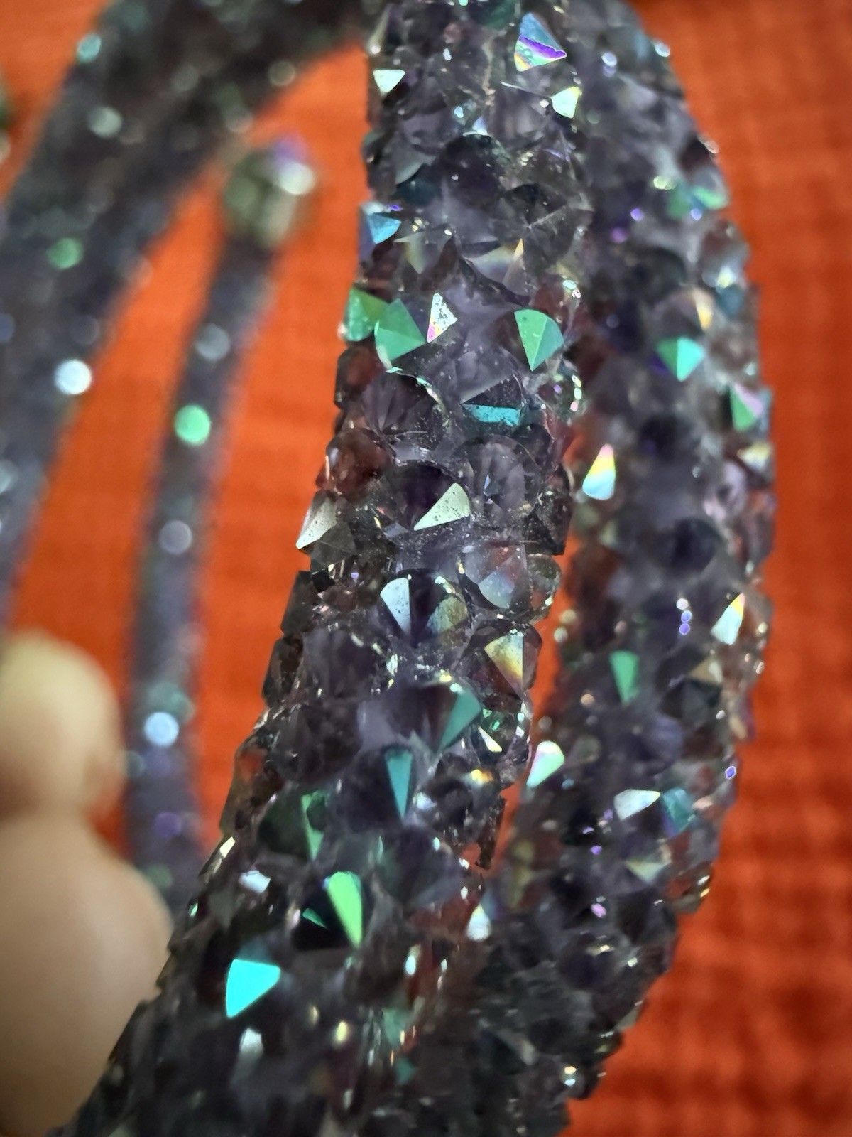 Authentic Swarovski Crystaldust Double Loop Brace… - image 7