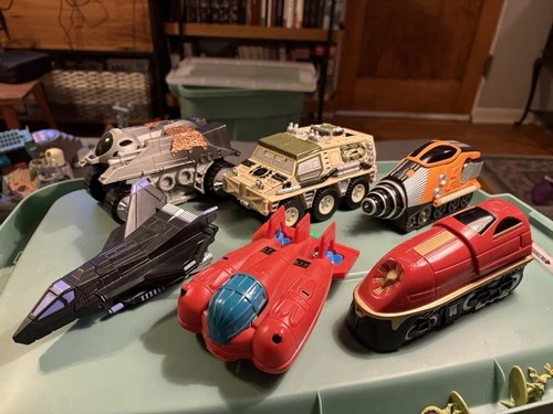 Vintage 1994 Hot Wheels Adventures Full Set! 6 vehicles complete with all parts