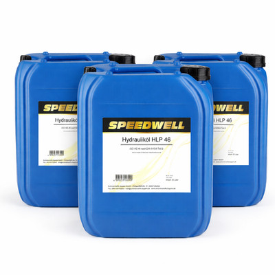 3 x 20 Liter 60 L. Speedwell Hydrauliköl HLP 46 HLP46 H LP  Made in Germany Fass