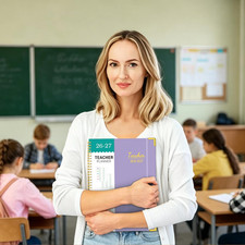 Teacher Planner 2026-2027, July 2026-June 2027 Academic Year, Large 8.5" x 11...