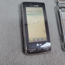 LG VX9600 Versa Verizon CHROME BEZEL Touch Screen Cell Phone 3G Read FREE SHIP