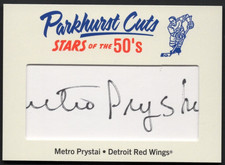 2024-25 Parkhurst Champions Cuts Stars of the 50's Auto Metro Prystai 1 of 1 1/1