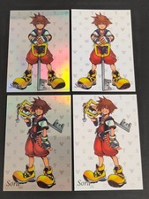 Kingdom Hearts Art Museum Card Sora Premium Foil  Normal 1-001 1-004 set eb276