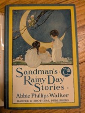 Sandman's Rainy Day Stories, Vintage , 1920 By Abbie Phillips Walker