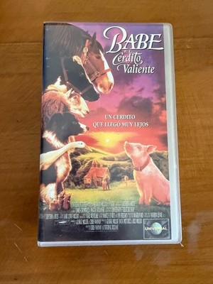 Babe el cerdito valiente, película VHS original Universal Studios