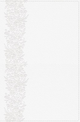 NKJV, Brautbibel, lederweich, weiß, roter Buchstabe, Komfortdruck: Heilige Bibel, 