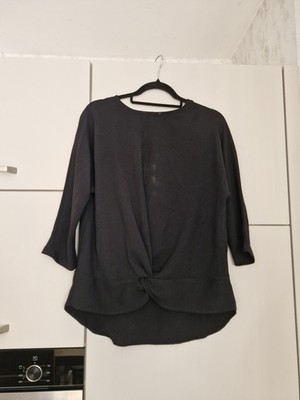 Primark Ladies Sweatshirt Blouse 3/4 Black Autumn/Winter Fashion Fashion Size 36