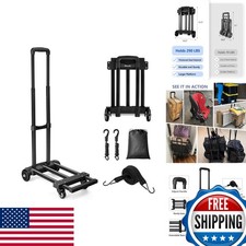 KEDSUM Folding Luggage Cart 290LBS Portable Hand Truck with Wheels