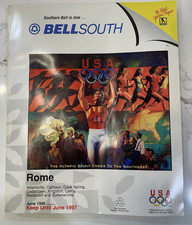 1996-97 BellSouth White Yellow Pages Phone Book Rome, GA & Surroundig Areas-NEW