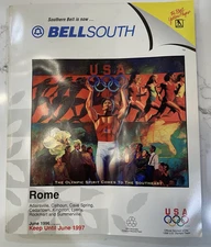 1996-97 BellSouth White Yellow Pages Phone Book Rome, GA & Surroundig Areas-NEW