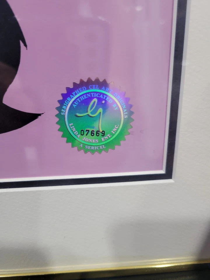 1992 Looney Tunes Pepe Le Pew Chuck Jones Serigraph Cel 艺术复古 Linda Jones — 第 3/4 张图片