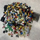10oz Bulk Lego Minifigure Parts & Accessories 90s/00s System SW Castle Etc USED