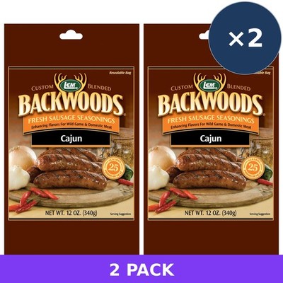 Network Packet Labelling LEM Products Backwoods Cajun Fresh Sausage Seasoning, 12 oz Packet - 2 ...