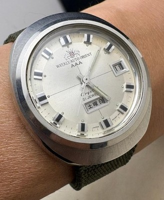 Orient Weekly Auto Watch AAA Crystal Vintage Timepiece Classic Heritage