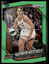 2025 Panini Prizm WNBA 29 Kathryn Westbeld Phoenix Mercury RC Lime Green 062/225