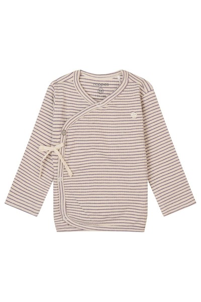 Langarmshirt Noppies Gramat Unisex 62/68 Cm FüR Neugeborene, Baumwolle, Blau-image