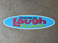 Walt Disney World Magic Kingdom Monsters Inc Laugh floor sign prop