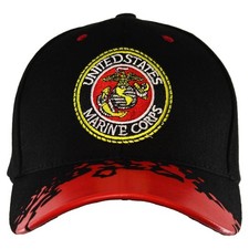 U.S. Marines Splatter Cap Official USMC Patriotic Hat