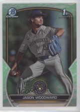 2023 Bowman Draft Chrome Lunar Glow Refractor Jason Woodward #BDC-97 16s2