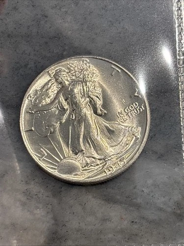 1947 Gem BU Walking Liberty Half Dollar