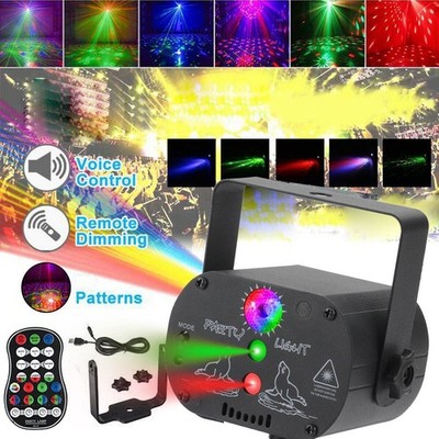 Discokugel Party Lichter DJ Lichter Strobe Bühnenlicht Sound Laser Projektor DE