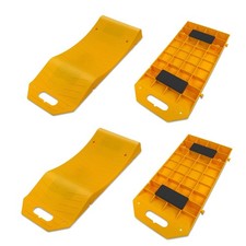 4 Packs Tire Saver Ramps, Non-Slip Prevent Flat Spots Caused by Long Parking,...