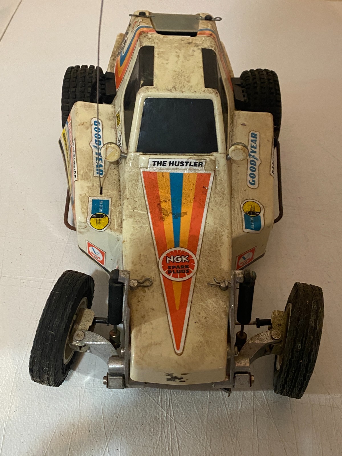 🔥 Vintage LaTrax Hustler 118 RC Buggy 1980s w/ Transmitter Rare As Is Collectib