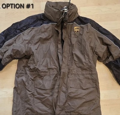 UPS Vintage Men's Windbreaker/Rain Jacket United Parcel Service Weargaurd XL