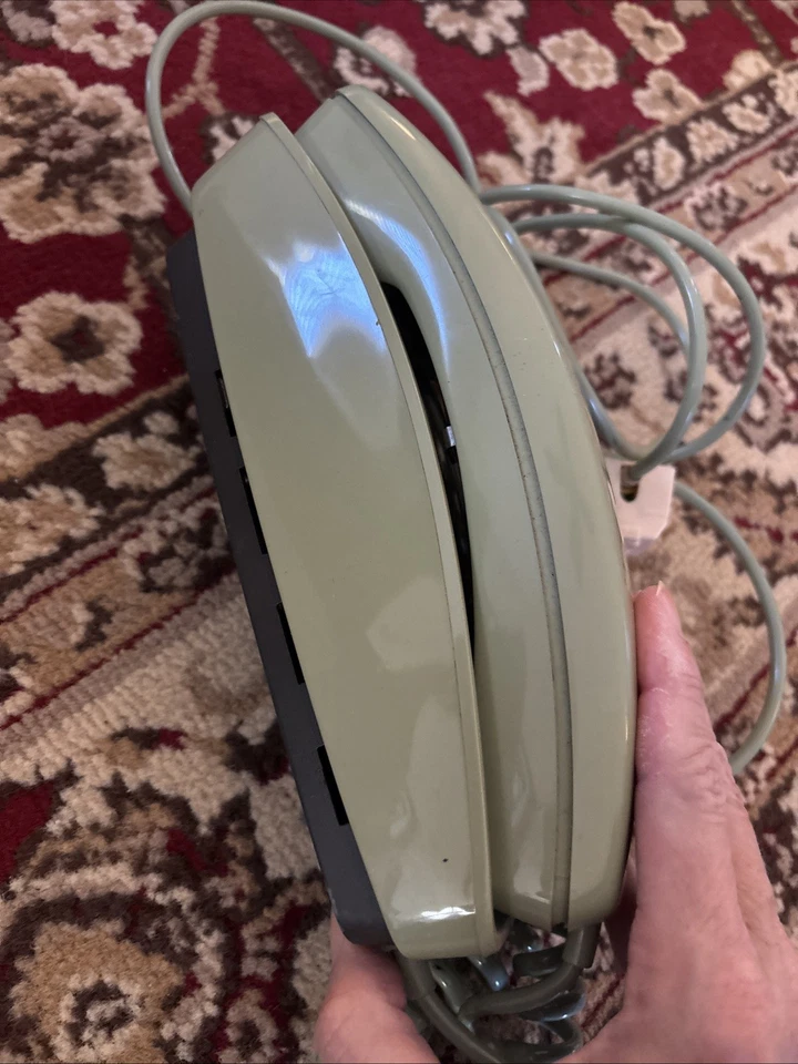 Teléfono Princesa Vintage AECO Aguacate Verde Trimline - Dial Giratorio/Fácil Montaje en Pared Foto 2 de 4