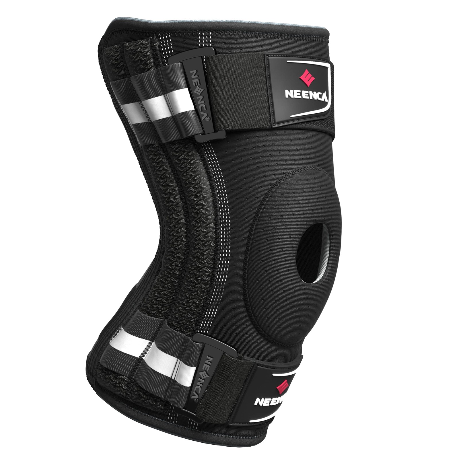Professional Knee Brace with Side Stabilizers for Pain Relief & Support