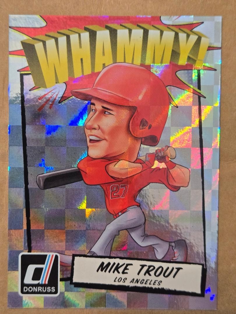 2017 Panini Donruss Mike Trout Whammy! #W-1--SSP