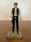 Vintage Kenner Star Wars Han Solo Figure w/Small Head DARK HAIR Hong Kong COO