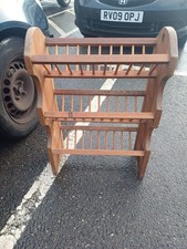 Vintage Penny Pine kitchen   floor standing veg Rack Holder storage shelf 1912 