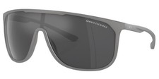 Armani Exchange Men's Matte Grey Shield Sunglasses AX4137SU-81806G-35 Brazil
